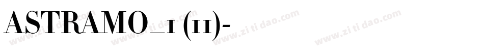 ASTRAMO_1 (11)字体转换